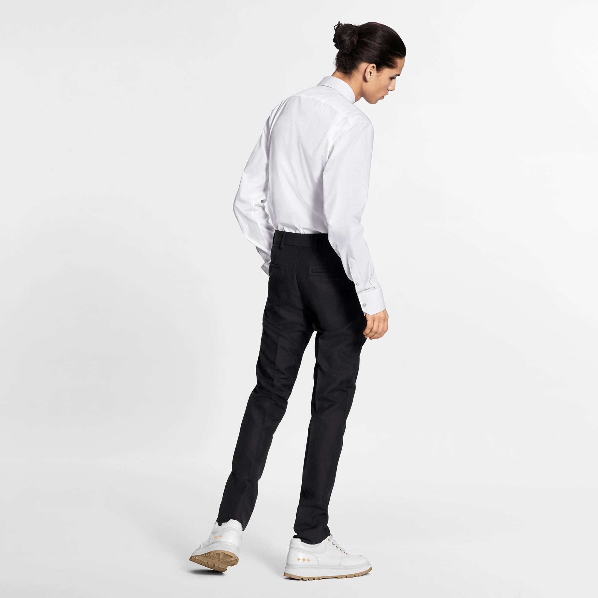 Pantalon cigarette outlet homme